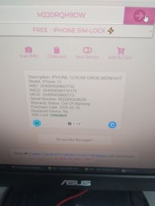 Б/в Мобільний телефон Apple iphone 13 128gb 01-200847215