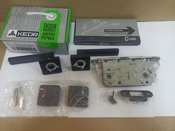 Б/в Ручки дверні Kedr hroz-06.081-al-black mat 01-200908616