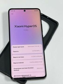 Б/в Мобільний телефон Xiaomi redmi note 14 pro+ 5g 8/256gb 01-200870592