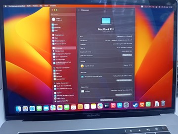 Б/в Ноутбук Apple macbook pro a1707/15.4/core i7 2,8ghz/ram16gb/ssd256gb/amd radeon pro555 2gb 01-200924202