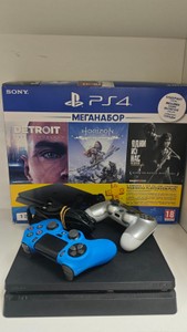 Б/у Игровая приставка Sony playstation 4 slim 1tb 01-200932240