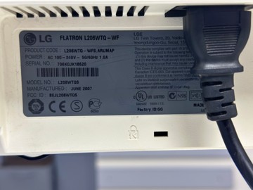 Б/в Монітор Lg l206wtq 01-200995943