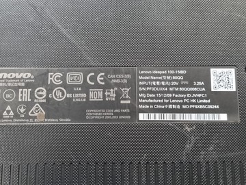 Б/в Ноутбук Lenovo 15/pentium 3825u ddr3/4gb ddr3/hdd 500 gb/geforce 920m 2gb 01-200999419