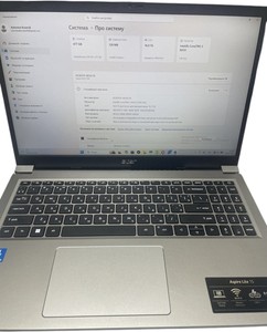 Б/в Ноутбук Acer 15/core 3 n355 ddr4/16gb ddr4/ssd 500 gb/*інтегрована 01-200935633
