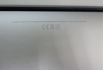 Б/в Ноутбук Apple a2338 /macbook pro 13,3" /m1 8-gpu/ ram16gb/ ssd 256gb/ retina, truetone, touch bar 01-201045249