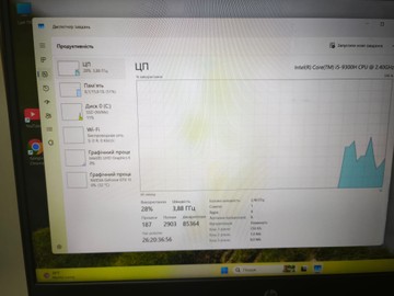 Б/в Ноутбук Hp core i5 9300h ddr4/16gb ddr4/ssd 512 gb/geforce gtx1650 4gb 01-201088659