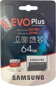 Б/в  Samsung evo plus 64gb micro sd 01-201128020