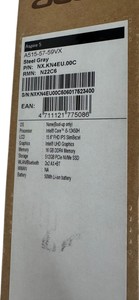 Б/в Ноутбук Acer 15/core i5-12450h ddr5/16gb ddr4/ssd 480 gb/*інтегрована 01-201116601