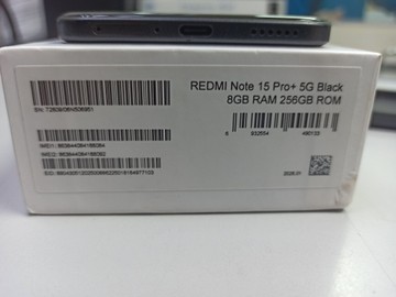 Б/в Мобільний телефон Xiaomi redmi note 15 pro+ 8/256gb 01-201163649