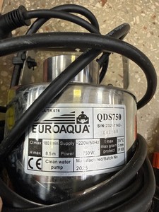 Б/в Дренажний насос Euroaqua qds-750 01-201166654