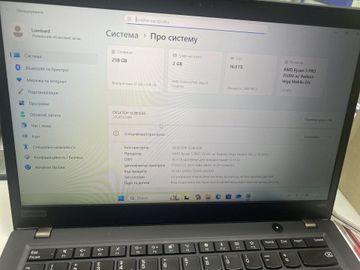 Lenovo 14/ryzen 5 pro 3500u ddr4/16gb ddr4/hdd *відсутній/ssd 512 gb/*інтегрована