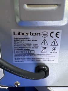 Б/в Духовка електрична Liberton leo-351 01-200805067