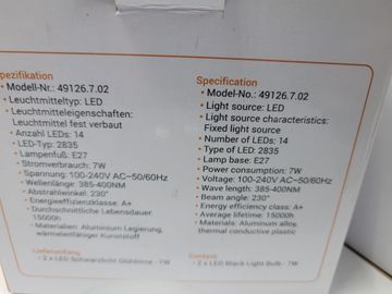 Б/в Лампа-світильник Kwmmobile e27 16-000220370