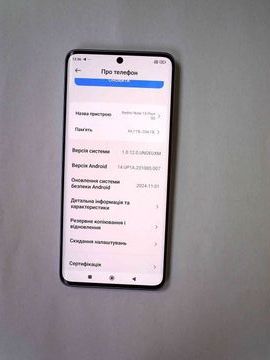 Б/в Мобільний телефон Xiaomi redmi note 13 pro+ 8/256gb 01-200788164