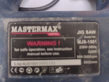 Б/в Електролобзик Mastermax mjs-1501 01-200820811