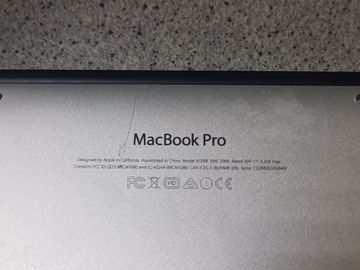 Б/в Ноутбук Apple macbook pro a1398 /екр 15,4 /core i7 2,3ghz /ram 16gb /ssd 256gb /intel iris pro 01-200876507