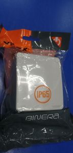 Б/в Розетка 220в Videx Binera ip65 розетка зовнішня одинарна 01-200897978