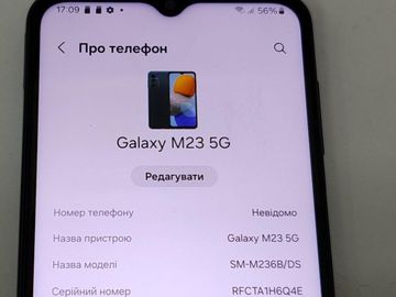 Б/у Мобільний телефон Samsung galaxy m23 5g 4/128gb sm-m236 01-200905578