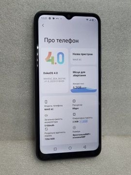 Б/в Мобільний телефон Blackview wave 6c 2/32gb 01-200937443