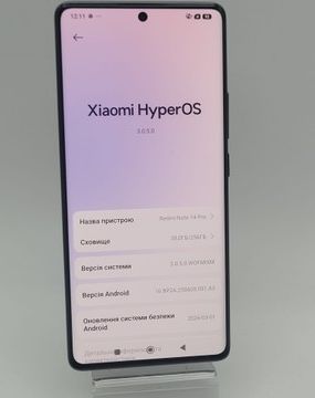 Б/у Мобільний телефон Xiaomi redmi note 14 pro 8/256gb 01-200939328