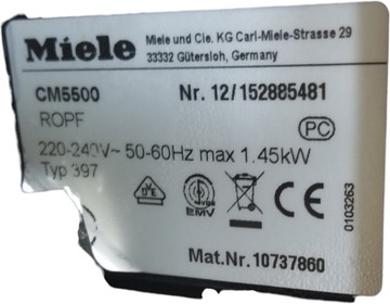 Б/в Кавоварка Miele cm 5500 01-200550496
