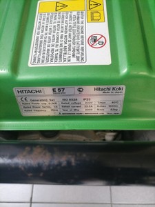 Б/в Бензиновий генератор Hitachi е57 01-200955990