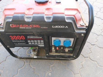 Б/у Бензиновый генератор Genermore g3000-a 01-200968083