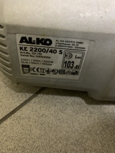 Б/в Пилка ланцюгова електро Al-Ko ke 2200/40s 01-201016665
