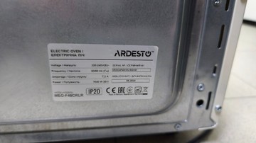 Б/в Духовка електрична Ardesto meo-f48crlr 01-201018317
