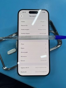 Б/в Мобільний телефон Apple iphone 15 pro 256gb 01-201024022