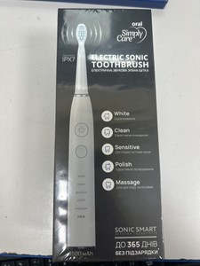 Б/в Електрична зубна щітка Sonic simply care oral ipx7 01-201030019