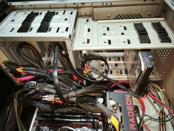Б/в Системний блок Пк intel core i5-11400f/ram 16 gb/hdd 1000 gb/ssd 120/amd/ ati radeon rx 6500 xt 4gb gddr6 64bit 01-201102723