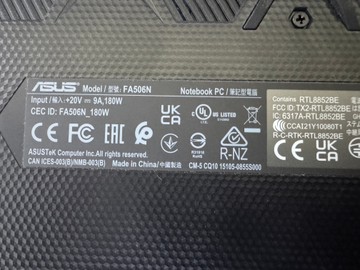 Б/у Ноутбук Asus 15/ryzen 7 7445hs ddr5/16gb ddr5/hdd *відсутній/ssd 480 gb/geforce rtx3050 4gb 01-201113082