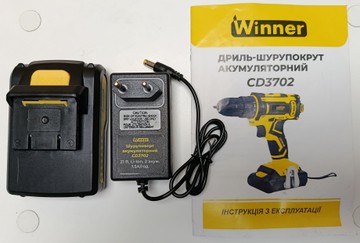 Б/у Шуруповерт Winner cd3702 01-201138446