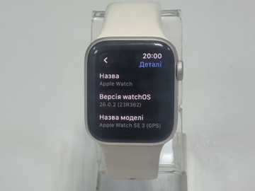Б/в Смарт-годинник Apple watch se 3 gps 40mm alu. case 01-201157016