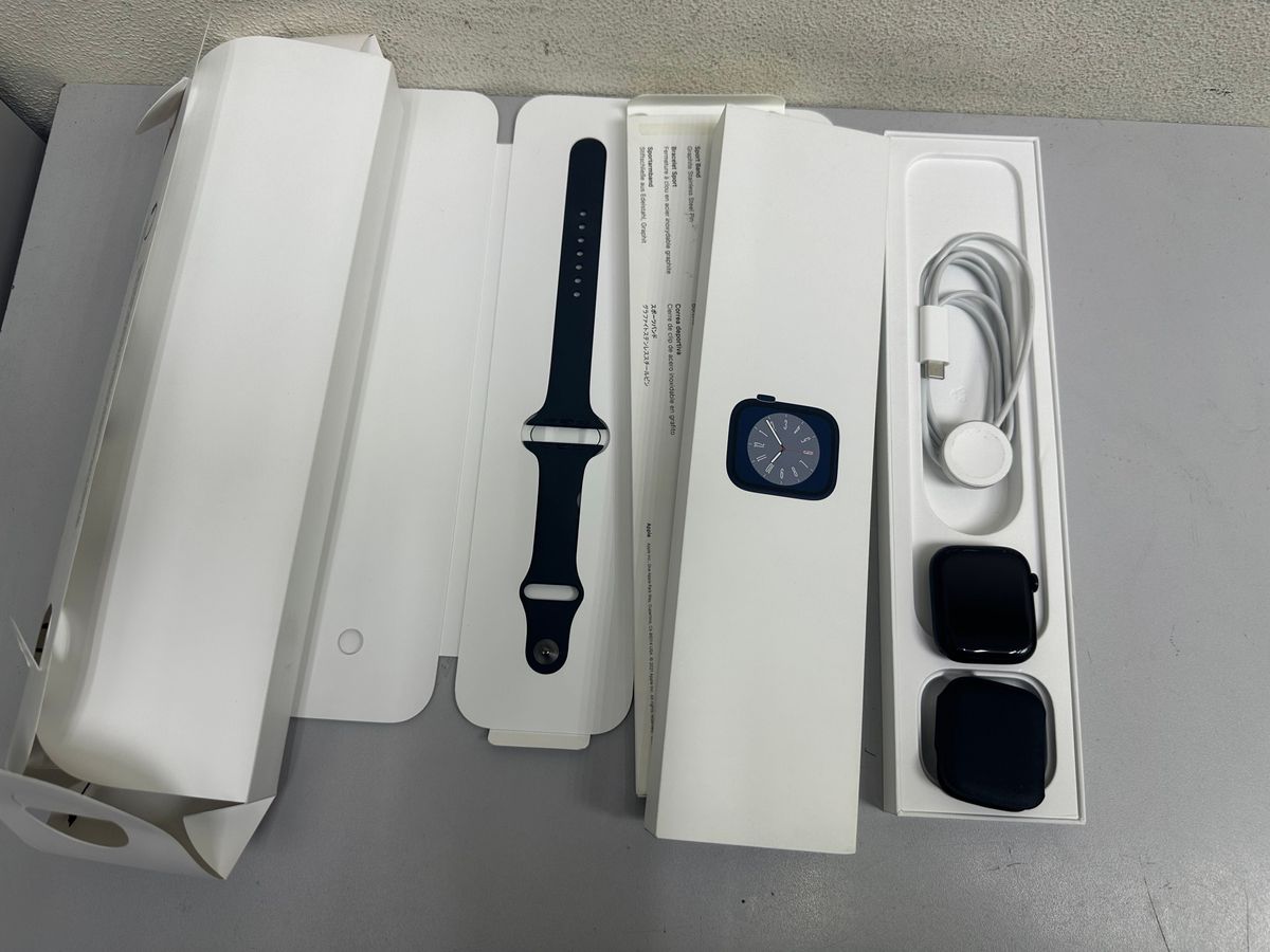 watch series 8 gps 45mm aluminum case