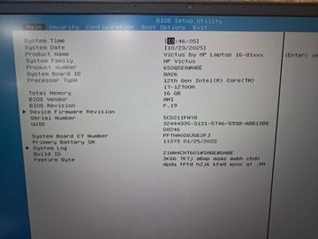 01-200631504: Hp 16/core i7-12700h ddr5/16gb ddr5/hdd *відсутній/ssd 512 gb/geforce rtx3050ti 4gb