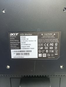 01-200775540: Acer x193w