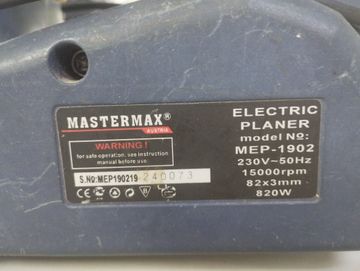 Б/в Електрорубанок Mastermax mep-1902 01-200812844