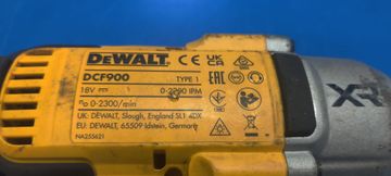 Б/в Гайковерт Dewalt dcf900nt 01-200852146