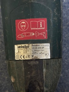 Б/в Кутова шліфмашина Metabo wx 20-230 sp 01-200949309