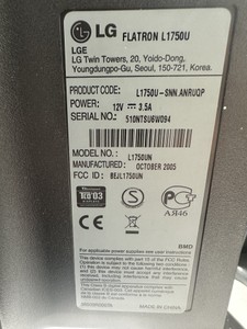 Б/у Монитор Lg l1750u 01-200991843