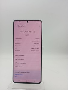 Б/у Мобільний телефон Samsung galaxy s20 ultra sm-g988u1 12/128gb 01-201007538