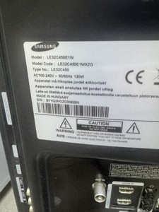 Б/в Телевізор Samsung le32c450eiw 01-201032000