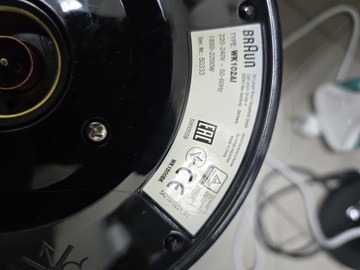 Б/в Електрочайник Braun wk 1500 bk 01-201053947