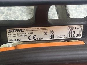 Б/в Пила ланцюгова Stihl ms 180 c 01-201103698