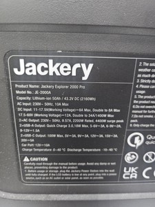 Б/в Зарядна станція Jackery explorer 2000 pro 01-201114413