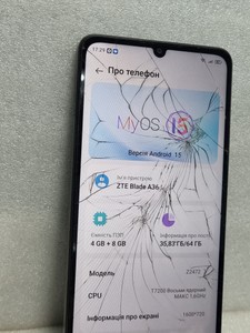 Б/в Мобільний телефон Zte blade a36 4/64gb 01-201126664