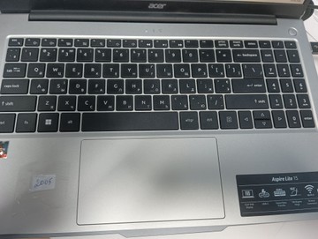 Б/в Ноутбук Acer 15/ryzen 7 5700u ddr4/16gb ddr4/ssd 512 gb/*інтегрована 01-201137598