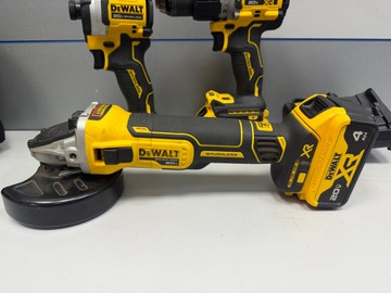 Б/в Набір інструментів Dewalt dcf850 20v. dcg405 20v. dcd805 20v 3 акб 4ah зп 01-201152819